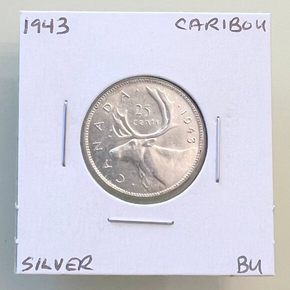 Canada 1941, 1942, 1943 & 1944 Silver 25 Cent Quarters! 4 Coins Total - Picture 7 of 13